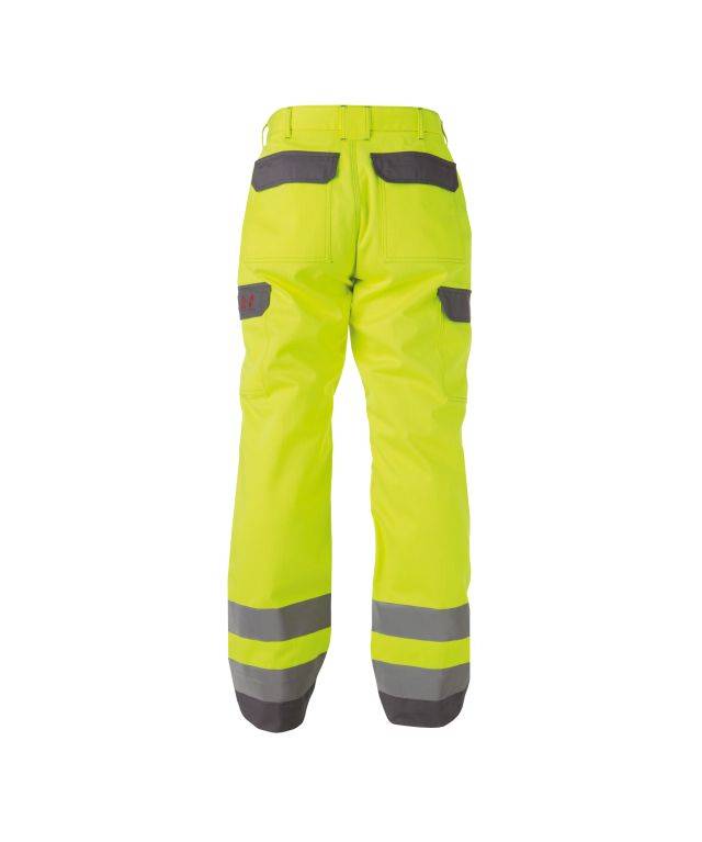 Multinorm Warnschutzhose mit Kniepolstertaschen, NEONGELB/GRAFITGRAU, Gr. 48-1