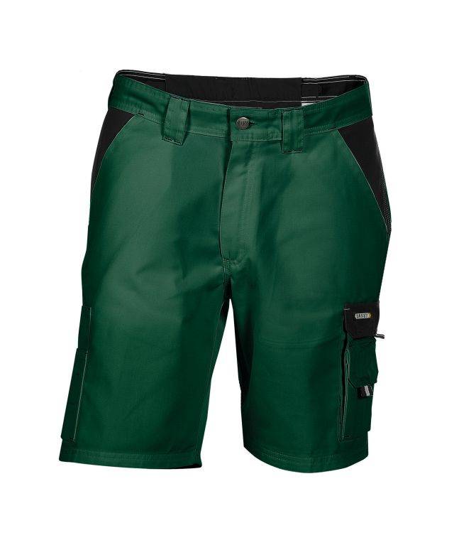 Zweifarbige Arbeitsshorts, FLASCHENGRÜN/SCHWARZ, Gr. 56