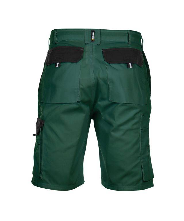 Zweifarbige Arbeitsshorts, FLASCHENGRÜN/SCHWARZ, Gr. 54-1