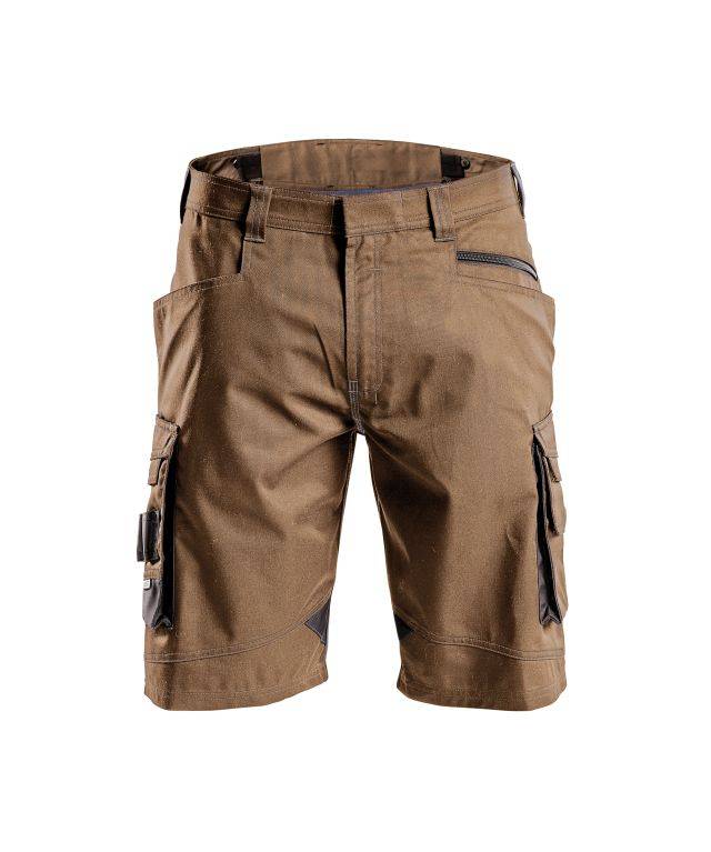 Arbeitsshorts, LEHMBRAUN/ANTHRAZITGRAU, Gr. 53