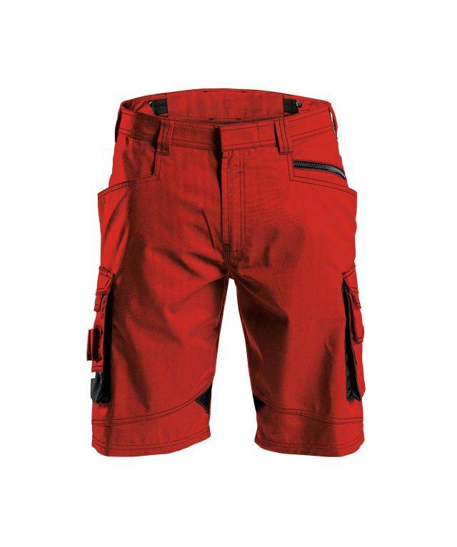 Arbeitsshorts, ROT/SCHWARZ, Gr. 56
