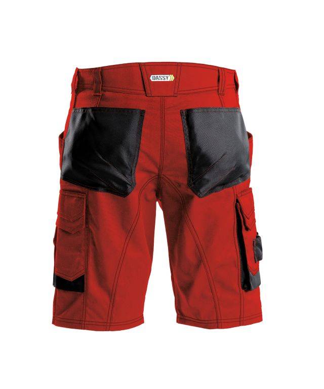 Arbeitsshorts, ROT/SCHWARZ, Gr. 63-1