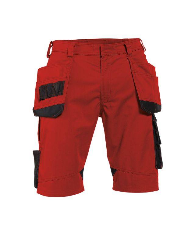 Arbeitsshorts mit Holstertaschen, ROT/SCHWARZ, Gr. 52