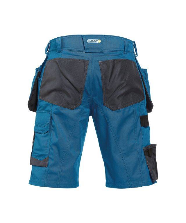 Arbeitsshorts mit Holstertaschen, AZURBLAU/ANTHRAZITGRAU, Gr. 58-1