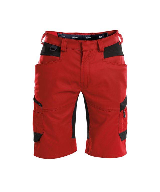 Arbeitsshorts mit Stretch, ROT/SCHWARZ, Gr. 56-0