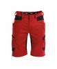 Arbeitsshorts mit Stretch, ROT/SCHWARZ, Gr. 56