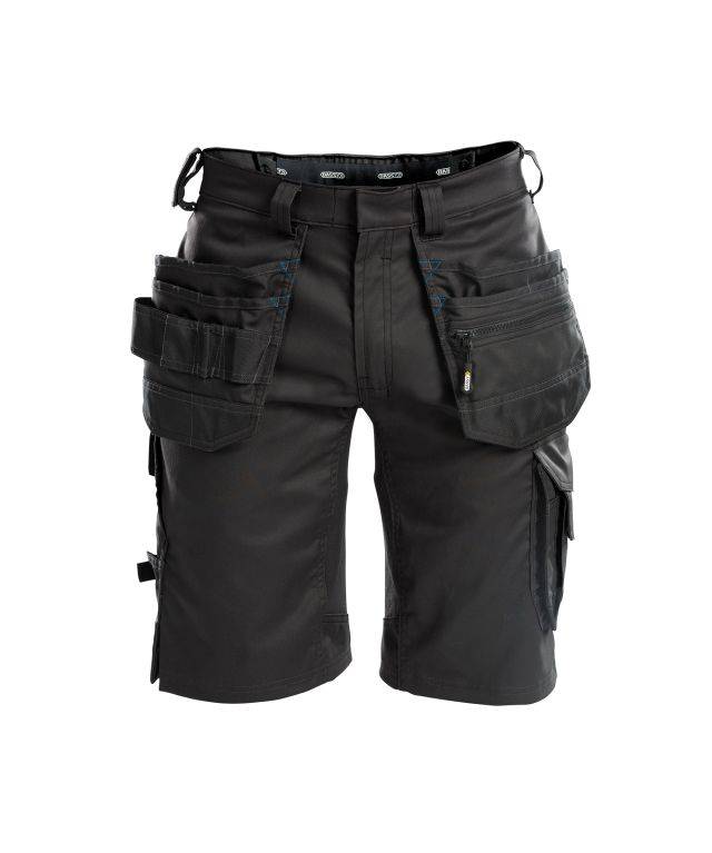 DASSY® Trix Stretch-Arbeitsshorts mit Holstertaschen Schwarz Gr. 53