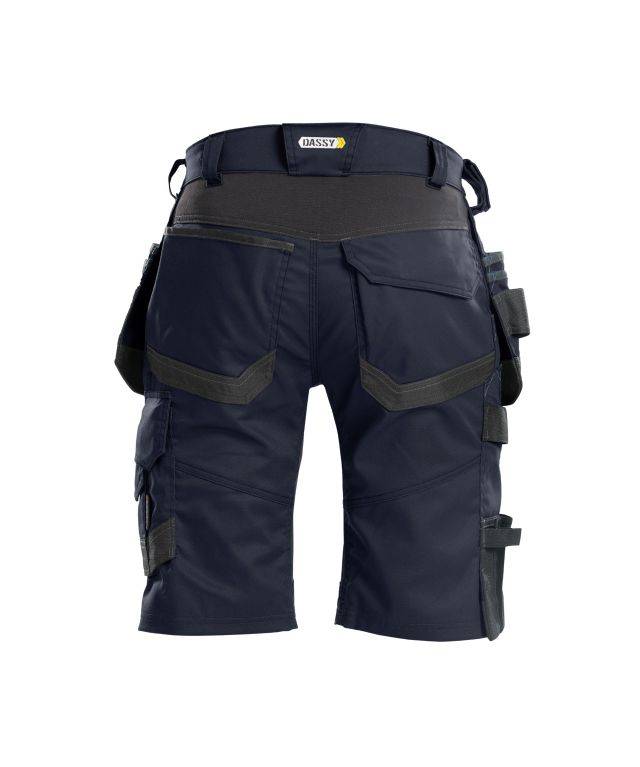 Arbeitsshorts mit Stretch und Holstertaschen, NACHTBLAU/ANTHRAZITGRAU, Gr. 44-1