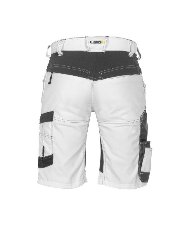 Malershorts mit Stretch, WEIß/ANTHRAZITGRAU, Gr. 56-1
