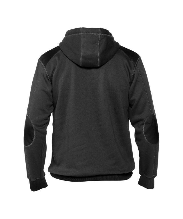 Kapuzensweatshirt, ANTHRAZITGRAU/SCHWARZ, Gr. XL-1