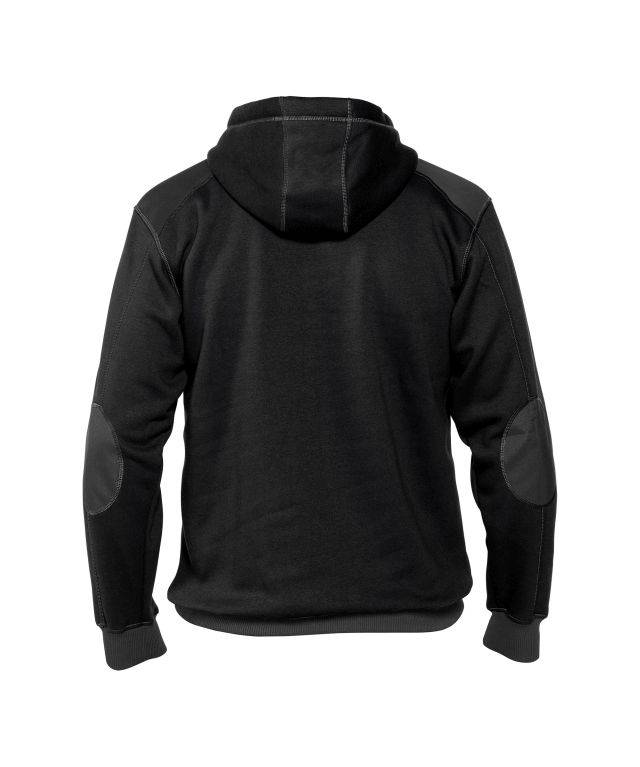 Kapuzensweatshirt, SCHWARZ/ANTHRAZITGRAU, Gr. S-1