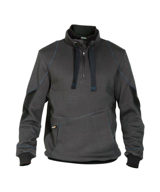 Sweatshirt, ANTHRAZITGRAU/SCHWARZ, Gr. 3XL-0