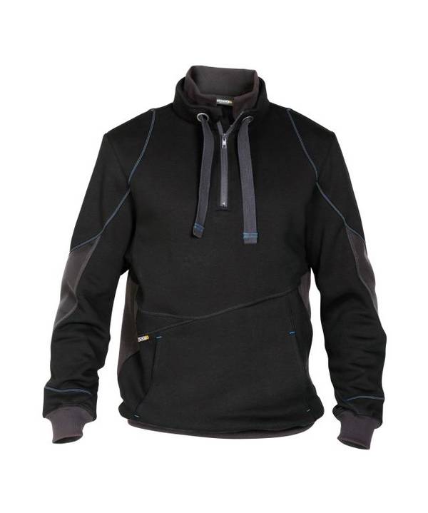 Sweatshirt, SCHWARZ/ANTHRAZITGRAU, Gr. XL