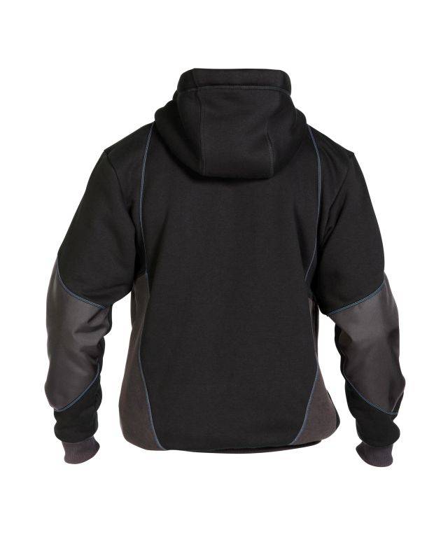 DASSY® Pulse Sweatshirt-Jacke Schwarz/Anthrazitgrau Gr. 2XL-1
