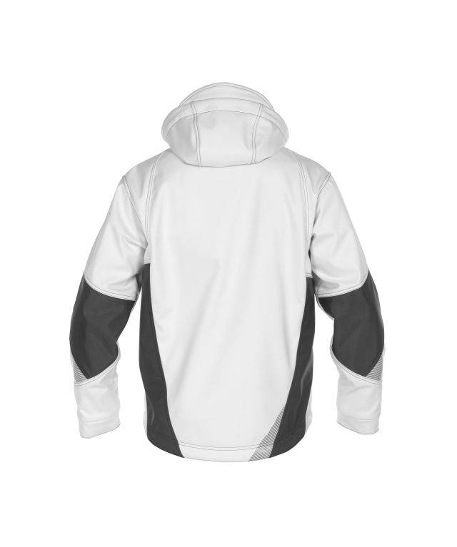 Softshell-Jacke, WEIß/ANTHRAZITGRAU, Gr. S-1