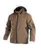 Softshell-Jacke, LEHMBRAUN/ANTHRAZITGRAU, Gr. S