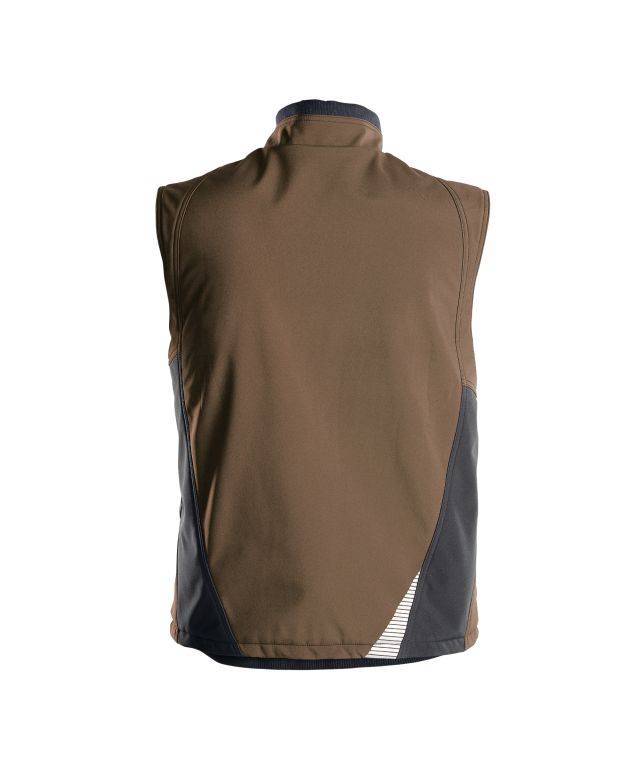 Softshell-Weste, LEHMBRAUN/ANTHRAZITGRAU, Gr. 3XL-1