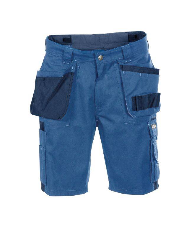 Zweifarbige Arbeitsshorts mit Holstertaschen, KORNBLAU/DUNKELBLAU, Gr. 48