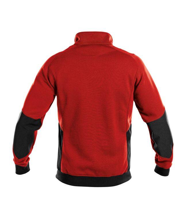 Sweatshirt, ROT/SCHWARZ, Gr. 2XL-1