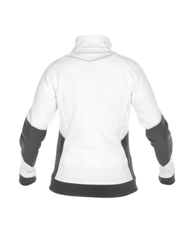 Sweatshirt für Damen, WEIß/ANTHRAZITGRAU, Gr. L-1