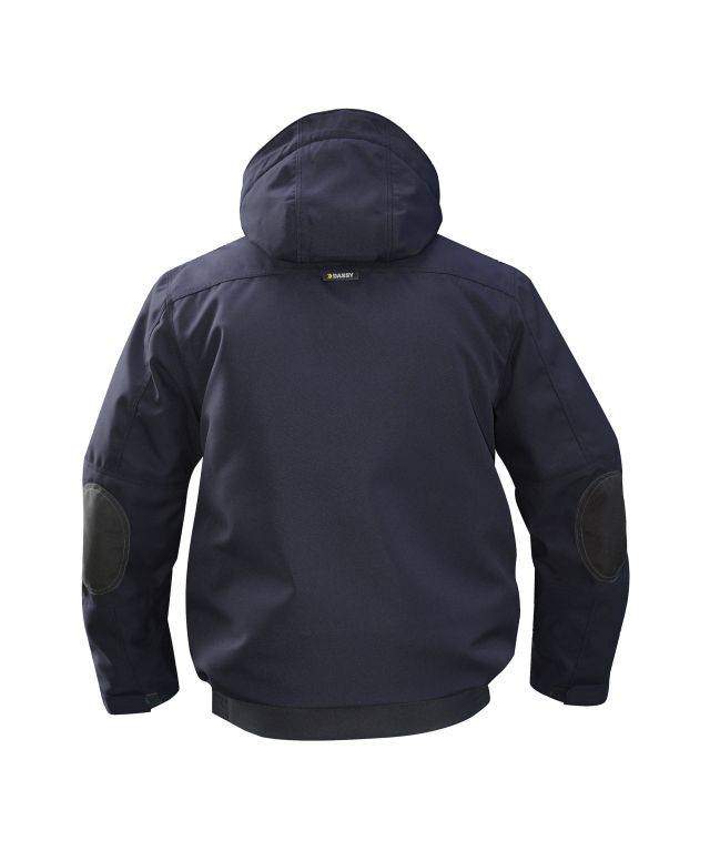 Canvas Winterjacke, NACHTBLAU/SCHWARZ, Gr. M-1