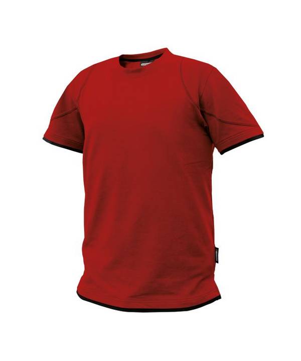 T-shirt, ROT/SCHWARZ, Gr. M
