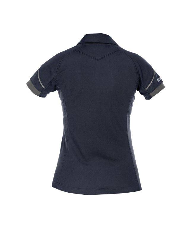 Poloshirt für Damen, NACHTBLAU/ANTHRAZITGRAU, Gr. M-1
