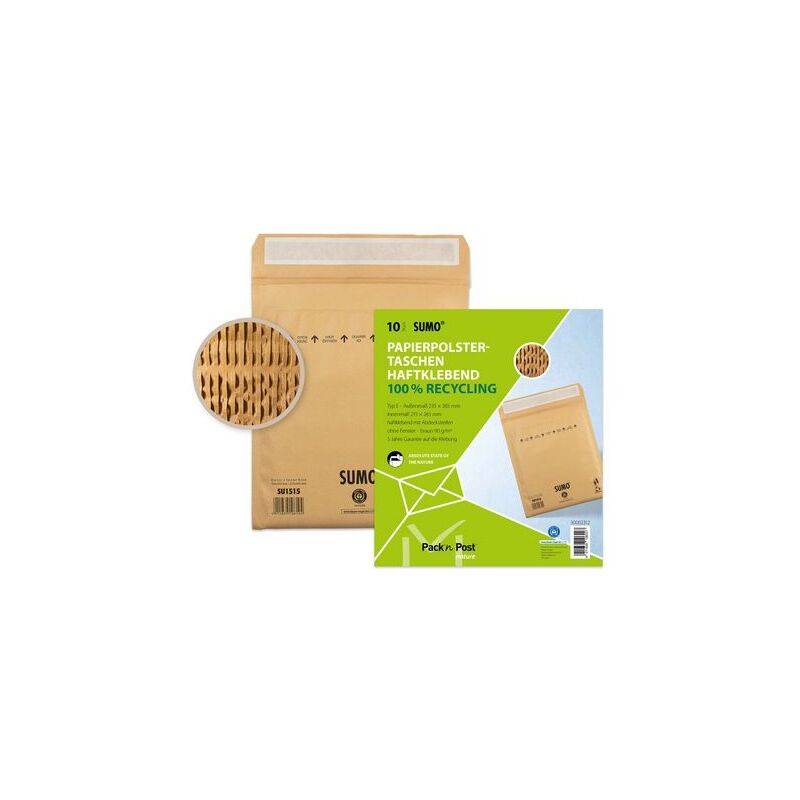 MAILmedia Papierpolster-Versandtasche SUMO, Typ D, braun-0