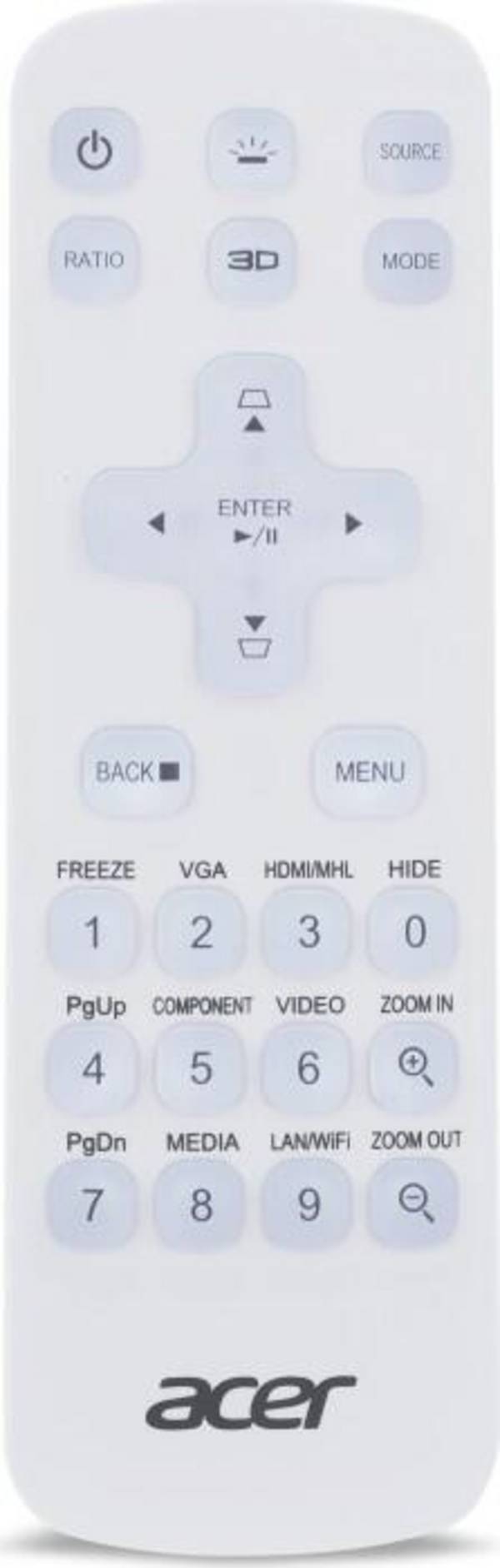 Acer Consumer - Universalfernbedienung - 25 Tasten