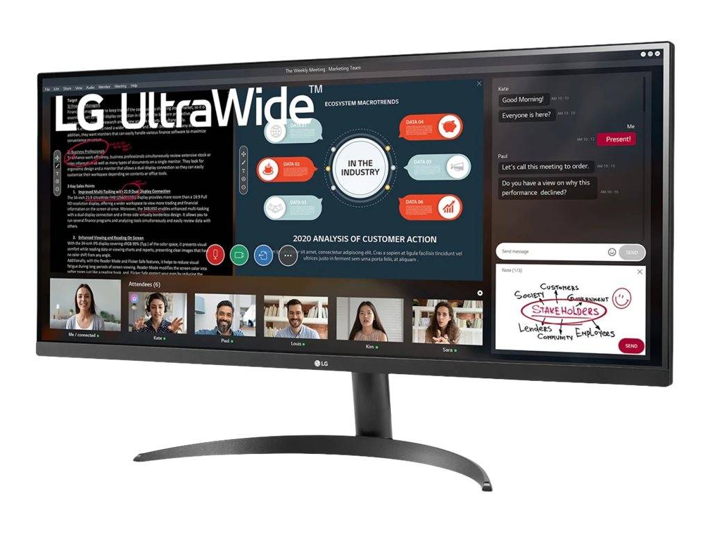 LG 34WP500-B - LED-Monitor - 86.7 cm (34") - 2560 x 1080 UWFHD @ 75 Hz-1
