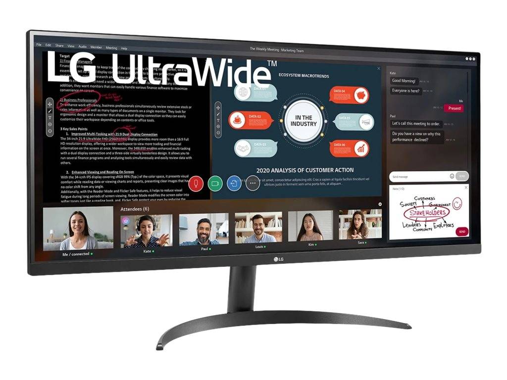 LG 34WP500-B - LED-Monitor - 86.7 cm (34") - 2560 x 1080 UWFHD @ 75 Hz-4