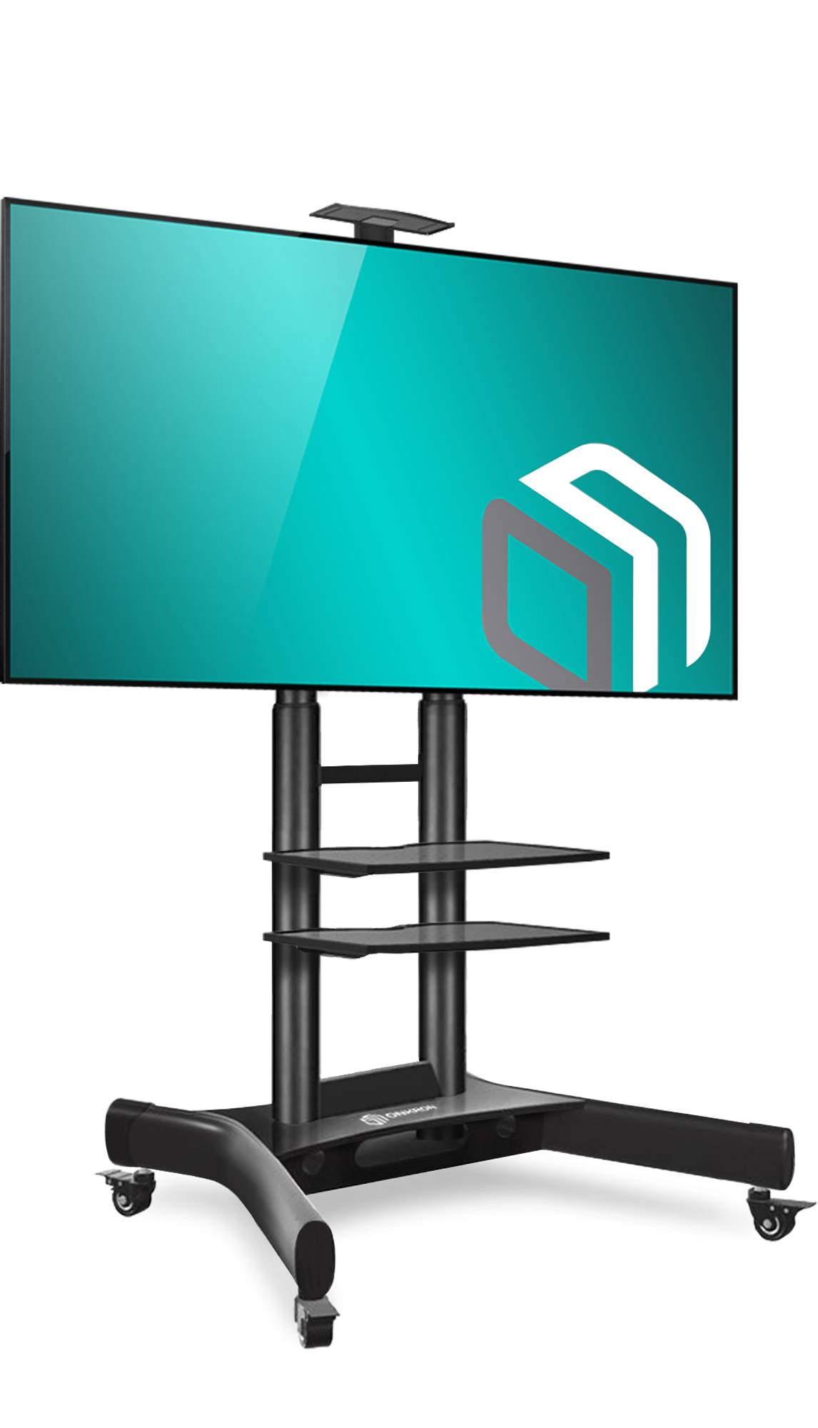 ONKRON TV Ständer 40"-70", 45.5 kg max, VESA 600x400, Höhenverstellbar, TS1552-B Schwarz-5