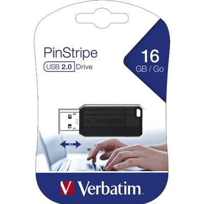 Verbatim USB-Stick Pin Stripe, 16 GB