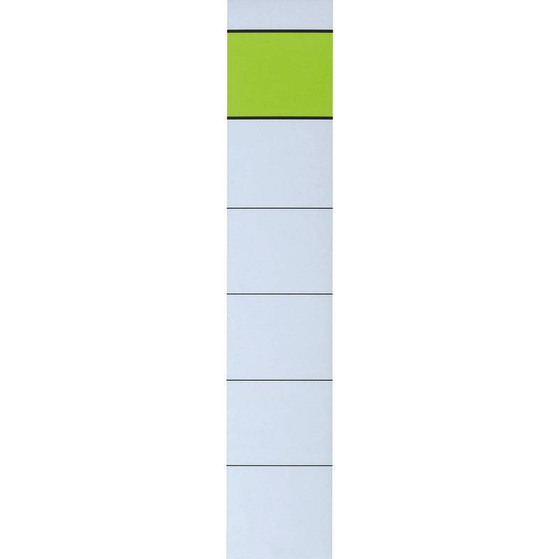 Rückenschilder, selbstklebend, für Rückenbreite 50 mm, weiß, kurz-0