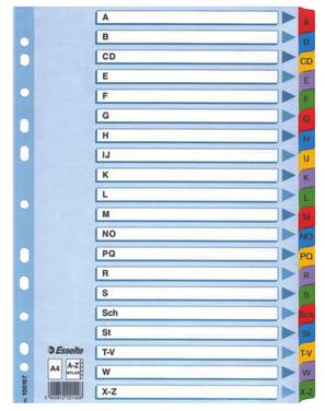 Kartonregister A-Z - Esselte