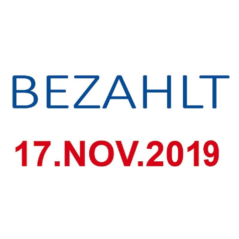 COLOP Datumsstempel S160, Textfeld "BEZAHLT"-0