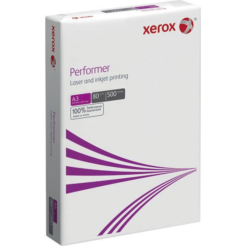 Xerox Kopierpapier Performer Papierformat: DIN A3 Grammatur: 80 g/m²-2