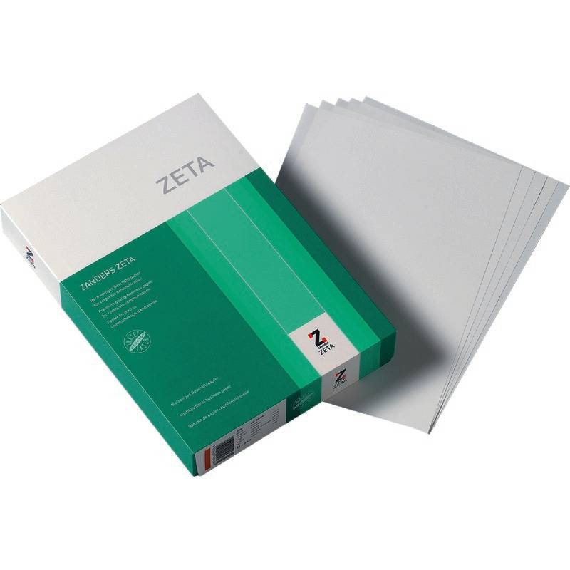 Hartpost-Papier Zeta ohne Wasserzeichen, DIN A4, 80 g/m², Pack: 500 Blatt-0