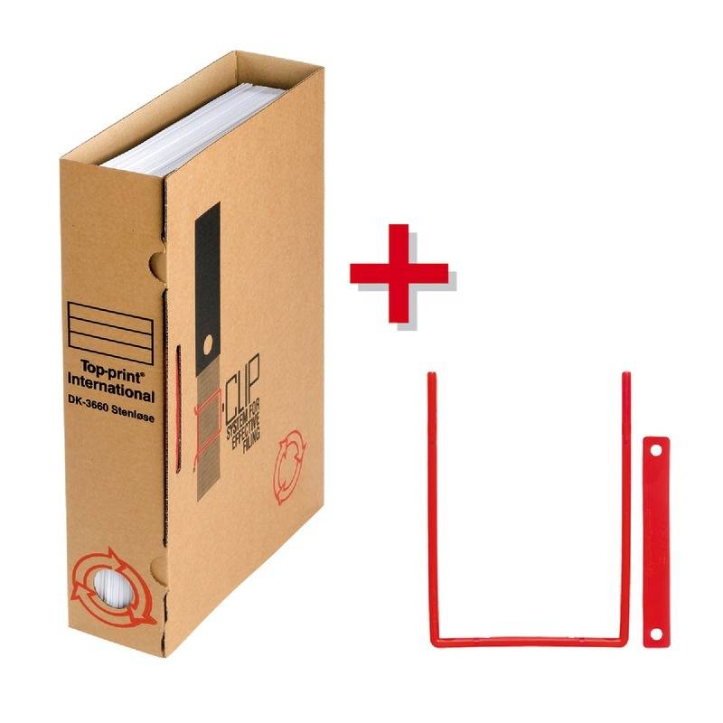 AKTION! 25 Archiv-Ordner D-Case + 25 Bündelungsbügel D-Clip-0