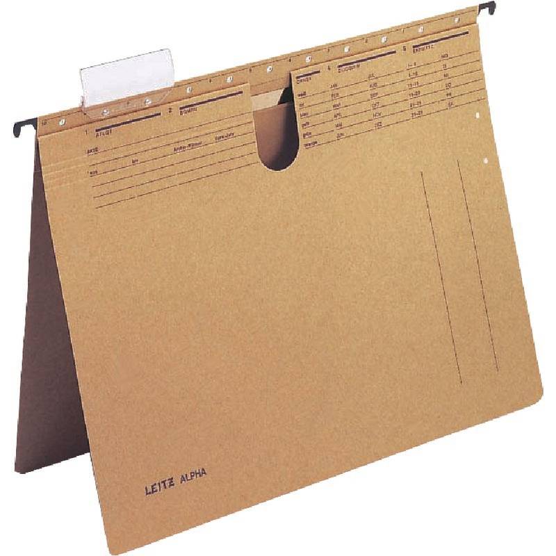 LEITZ ALPHA Hängehefter, A4, kaufmännische Heftung, natron (80191400)-0