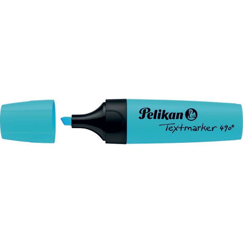 Textmarker 490 1,2-5mm Keilspitze blau-1