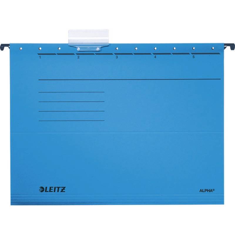 LEITZ ALPHA Hängemappe, A4, seitlich offen, blau (80198535)-0