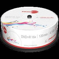 PRIMEON Bedruckbare DVD+R, 4,7 GB, 25er Spindel-0