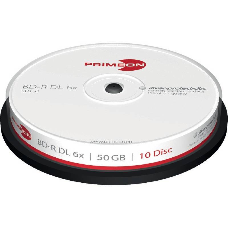 PRIMEON BD-R DL 10er Spindel Spindel 2761311-0