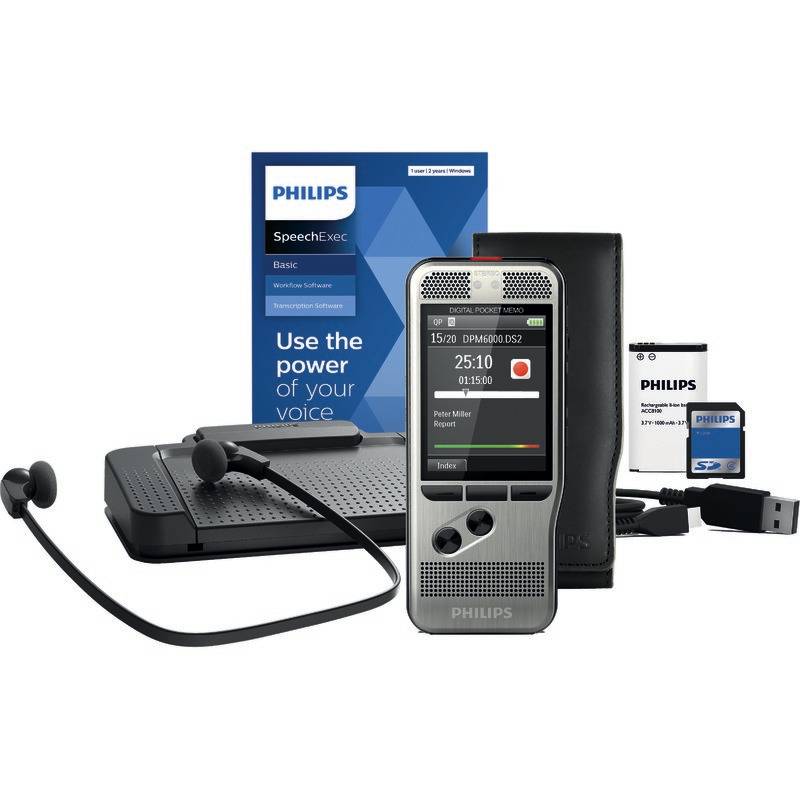 Diktiergerät Digital Pocket Memo Starter Kit DPM6700/03-0