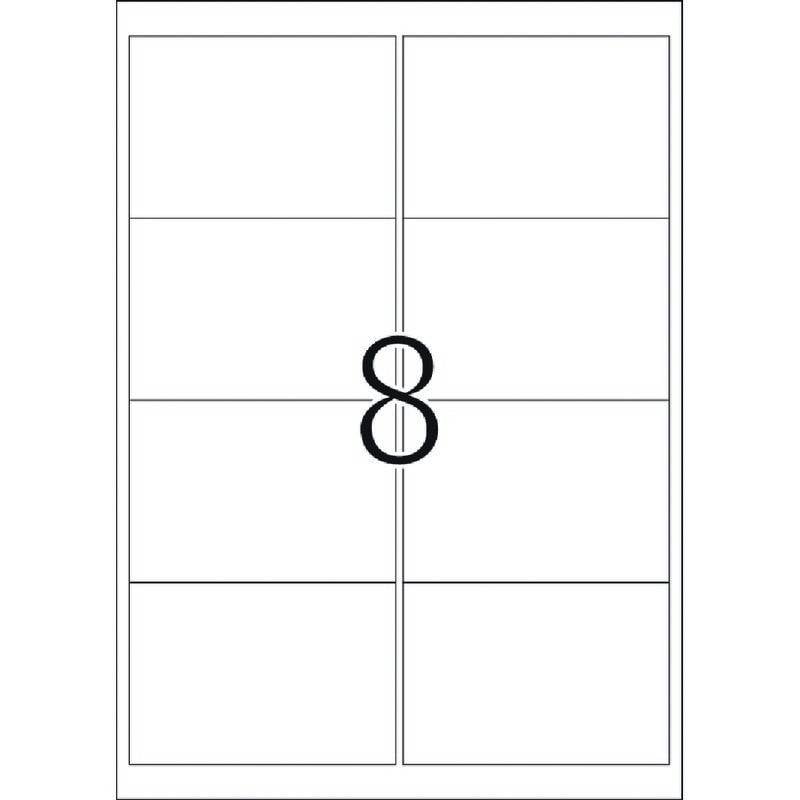 Etikett 99,1x67,7mm ablösbar ws 200 St. - Artikel: 120092501-1