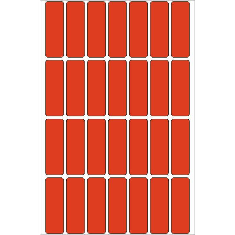 HERMA Vielzwecketiketten, 13 x 40 mm, Papier matt, Handbeschriftung, 896 St., rot-1