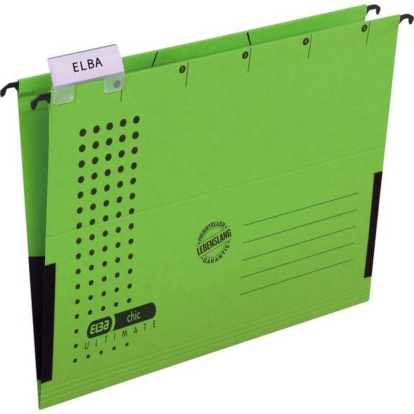 ELBA Hängetasche chic ULTIMATE 100560146 DIN A4 gn 5 St./Pack.