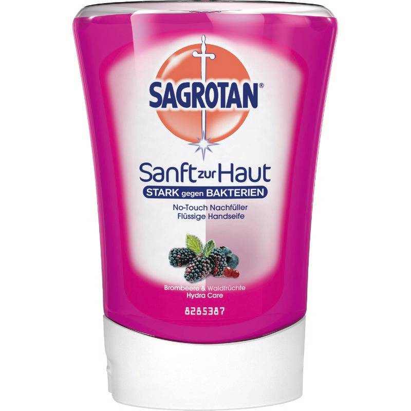 Sagrotan Nachfüller für No-Toch Seifenspender, Brombeer / Waldfrüchte-0