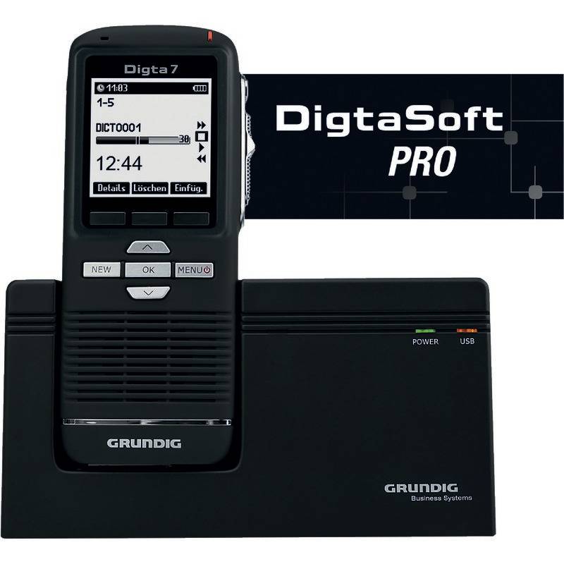 GRUNDIG Digta 7 Premium Set mit DigtaSoft Pro - Typ 703 redesign-0